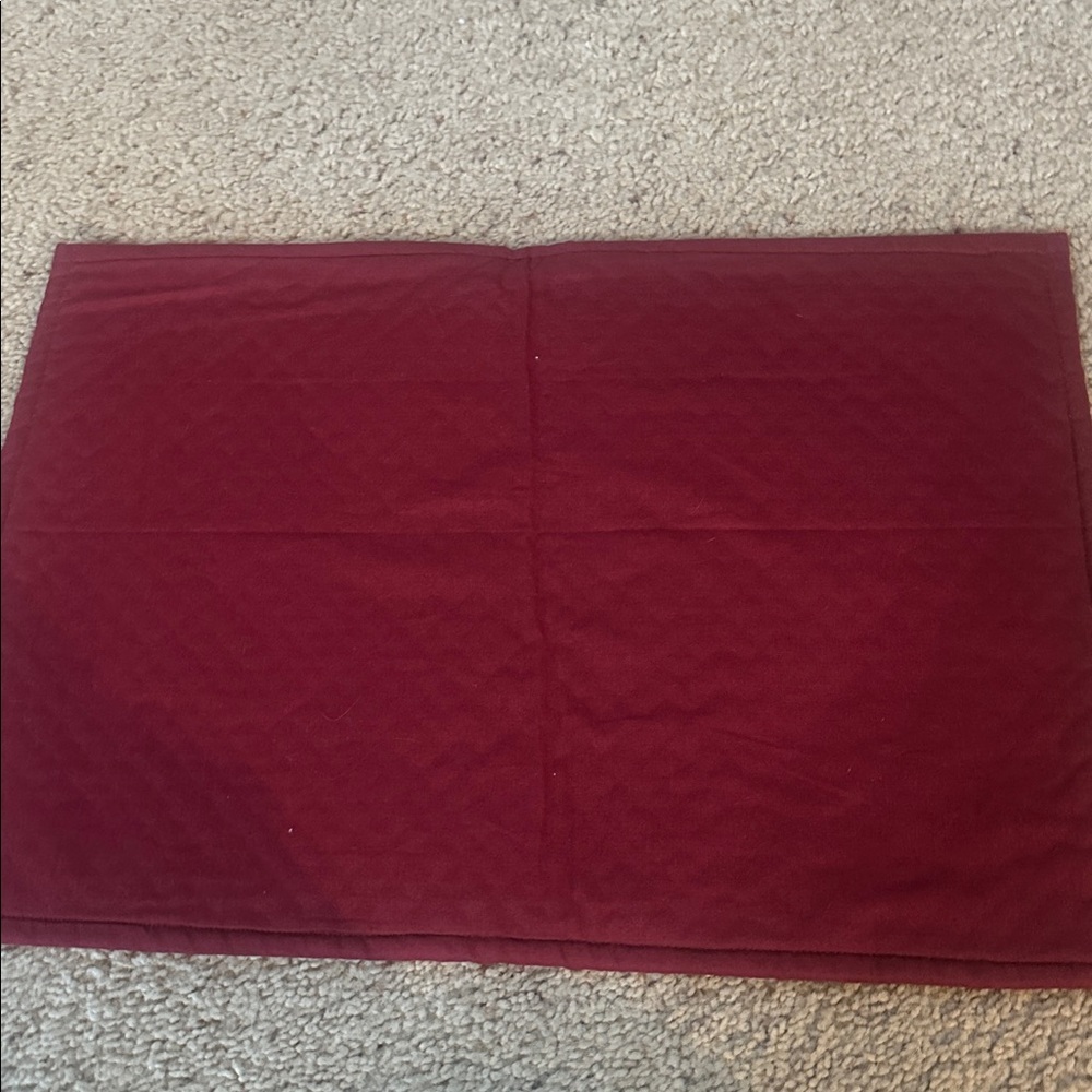 Festive Holiday Placemat assortment of 5- Red, Green, Burgundy, and Cream - Picture 9 of 12